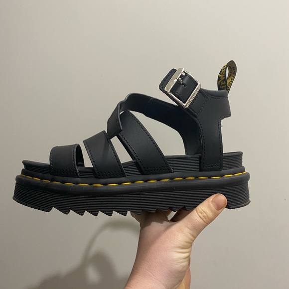 Dr. Martens | Shoes | Dr Martens Blaire Sandalssize Uk 37 Colour Black |  Poshmark